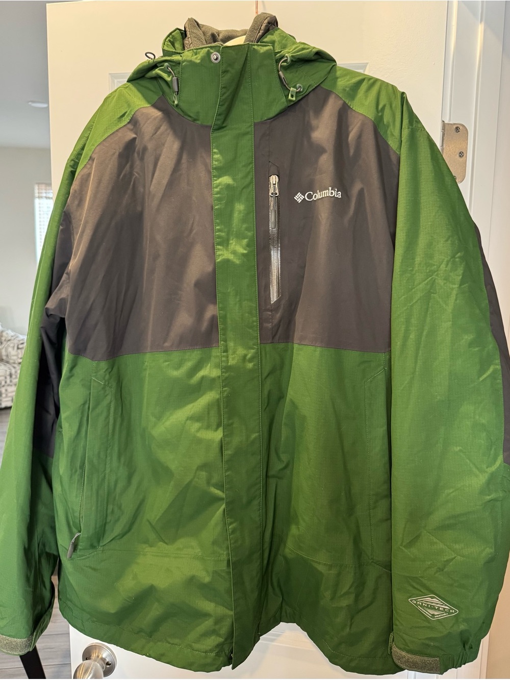 Columbia Men’s 3-in-1 Rural Mountain interchangeable jacket. Size XLT